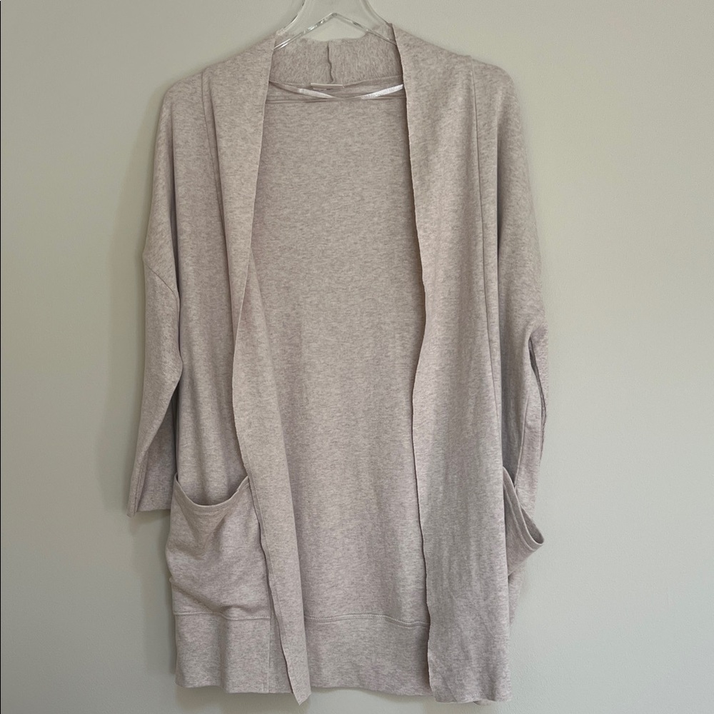 Pact Airplane Wrap Cardigan Wheat Heather XS/S